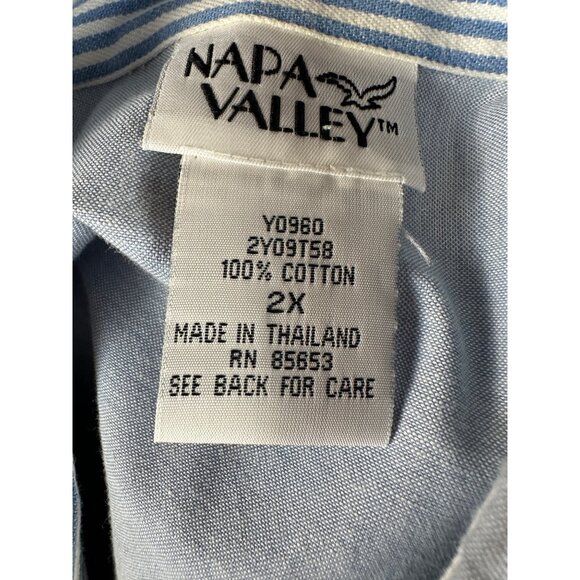 Vintage Napa Valley Womens 2X Button-Up Denim Top Patchwork Cottagecore Dainty - Picture 4 of 13